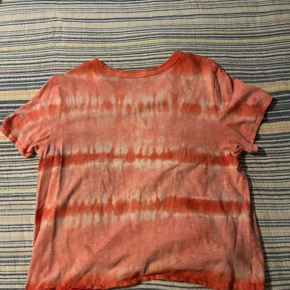 Aerie Pink Tie Front Short Sleeve T-Shirt - Picture 6 of 13